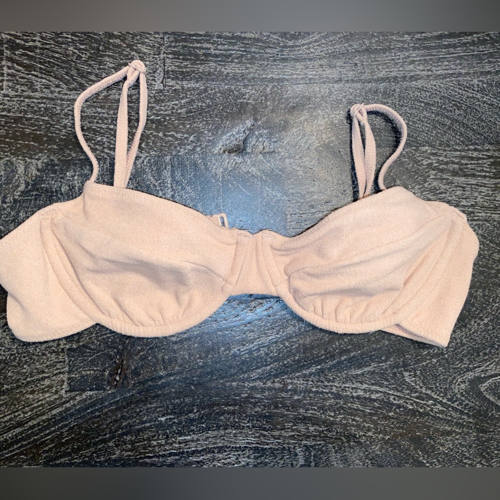 Beige Pacsun Swim Suit Top